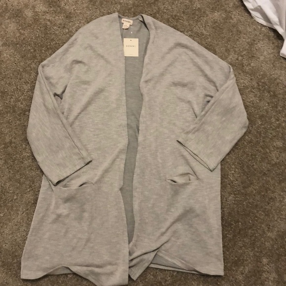 DONNI ribbed sweater Coat - Picture 1 of 5